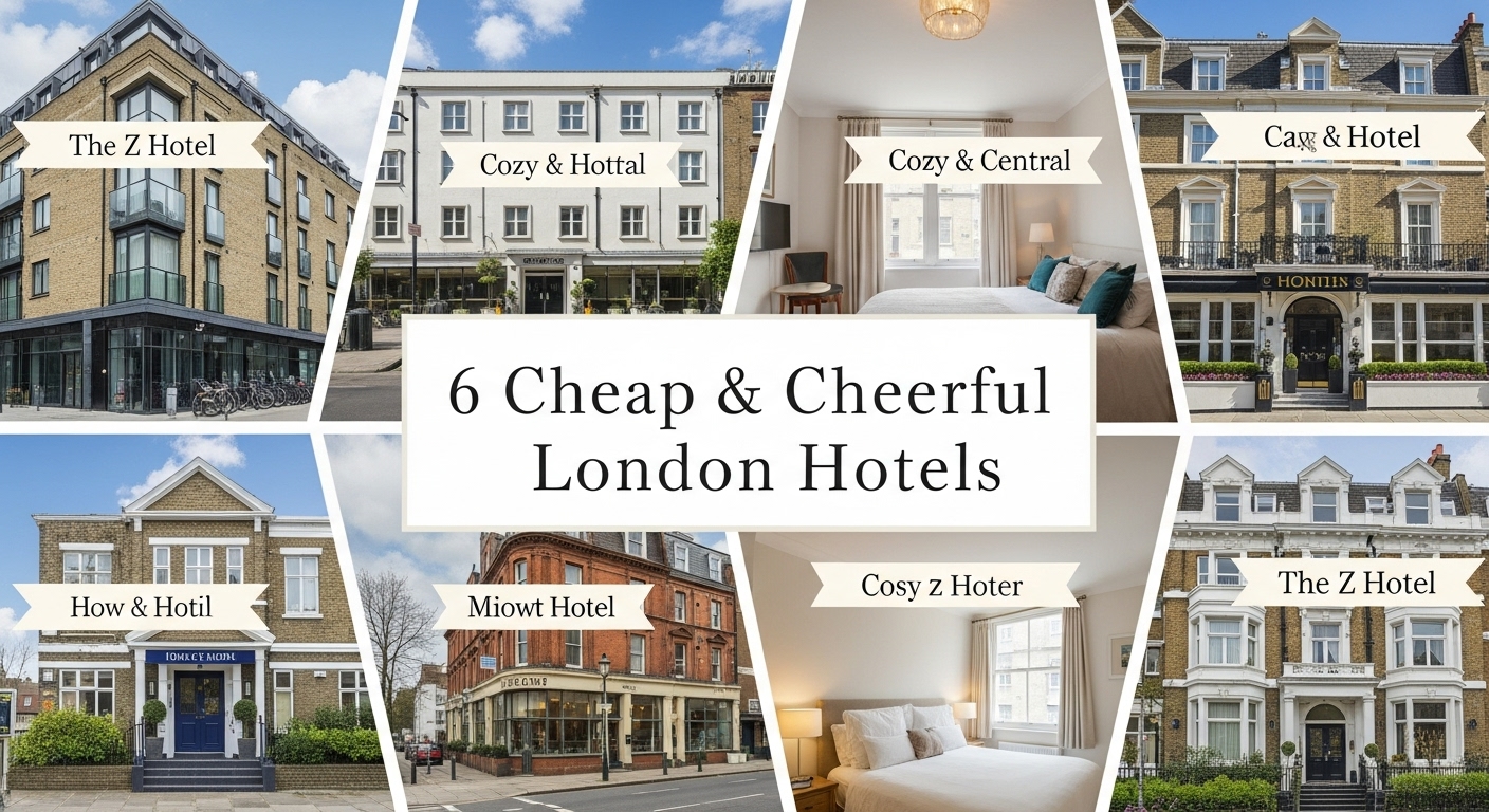 6 Cheap and Cheerful London Hotels for Your Long Trip
