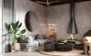 Enhance Your Living Room with Stylish Microcement Finishes
