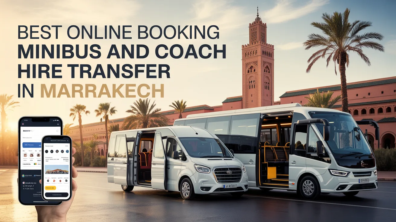 Best Online Booking Minibus and Coach Hire Transfer in Marrakech