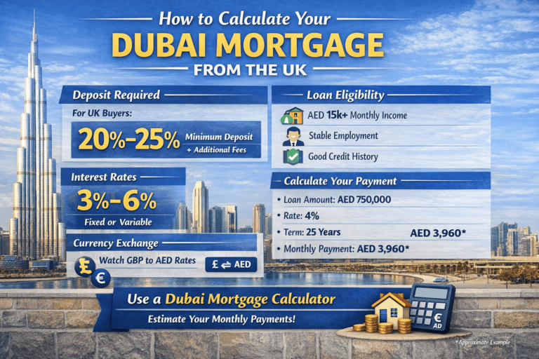 How to Calculate Your Dubai Mortgage from the UK