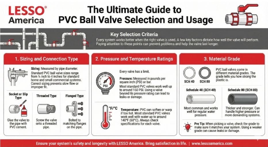The Ultimate Guide to PVC Ball Valve Selection and Usage
