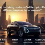 do the driving modes in cadillac lyriq offer different ranges or battery usages?